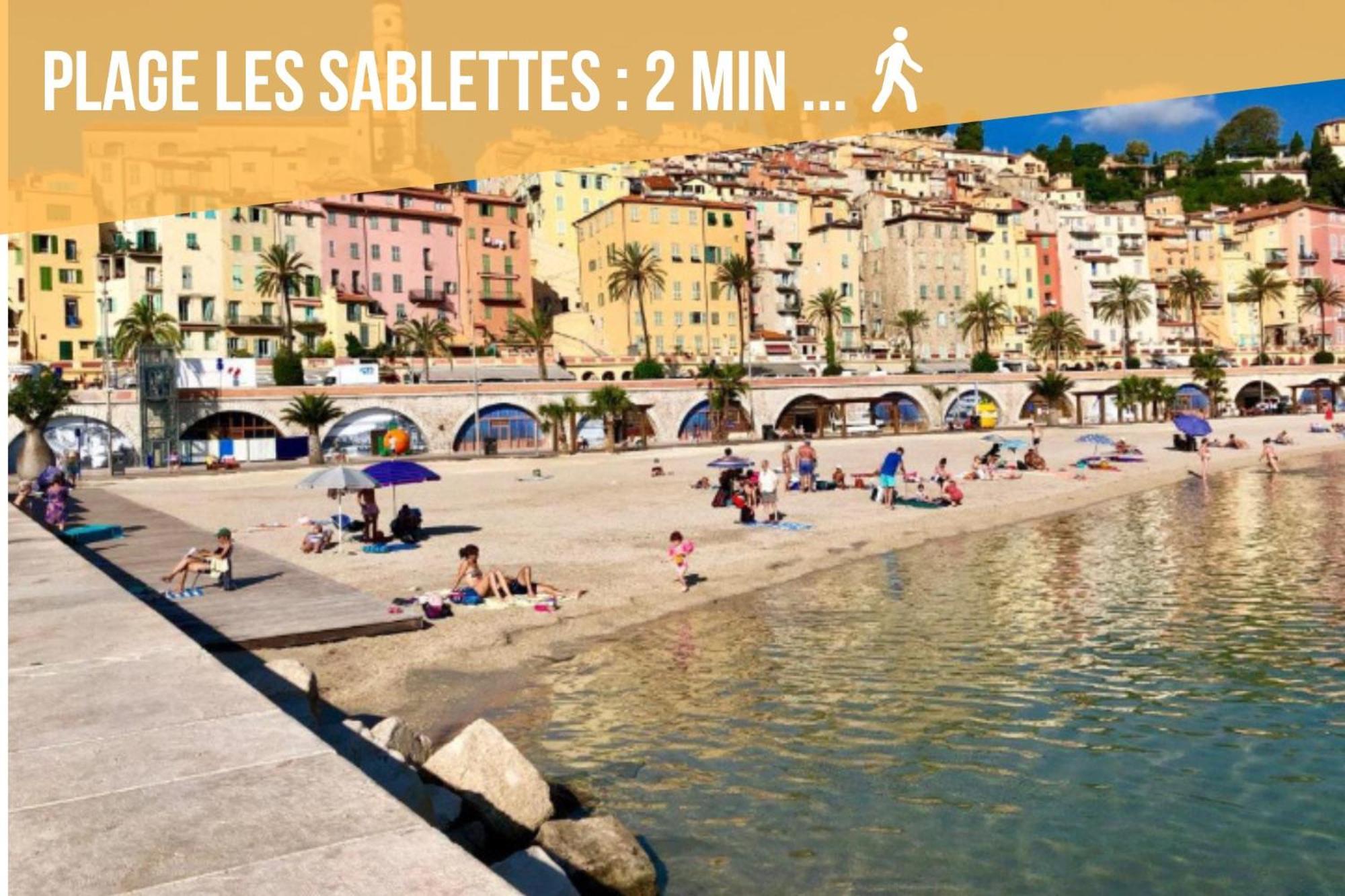 Ou Mentounasc - Duplex Vieille Ville Menton - Free Parking Exterior foto